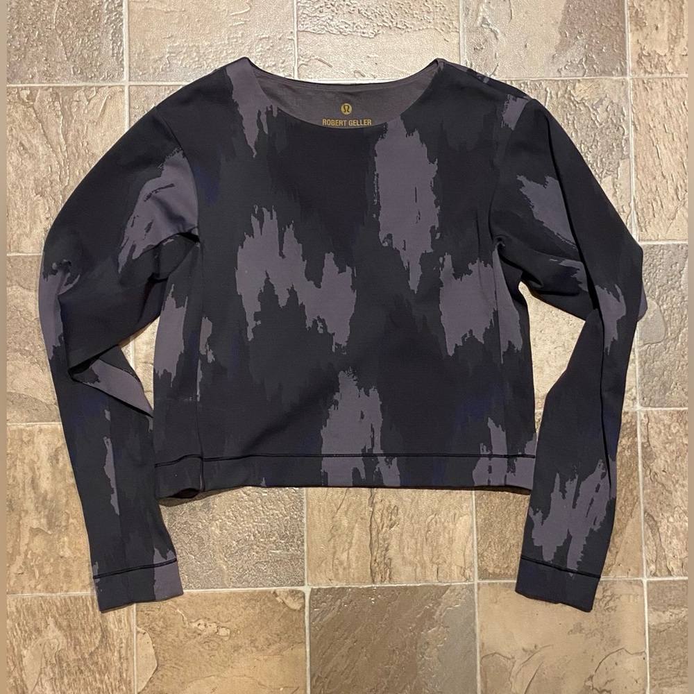 Lululemon Take The Moment Long Sleeve Sweatshirt LULULEMON x ROBERT GELLER Sz 8